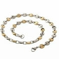 thumbnail image 6 of Multi-color 7"-40" Women Men's Chain Stainless Steel Coffee Beads Link Necklace, 6 of 6