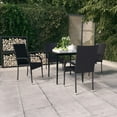 thumbnail image 1 of vidaXL 5 Piece Garden Dining Set Black, 1 of 4