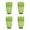 Green, variant on Yesbay 4 Pcs Plastic Tumblers Set Reusable Tumbler Glasses with Swirl Design Stackable Water Cups for Garden Picnics Camping BBQs Parties