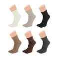 thumbnail image 3 of Unique Bargains 1 Pair Five Toe Socks Soft Thickening Socks for Women Deep Gray, 3 of 6