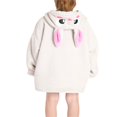 thumbnail image 4 of Adult Kids Winter Warm Wearable Blanket  Big Hooded Sweatshirt Homewear With Front Pocket Oversized, 4 of 7