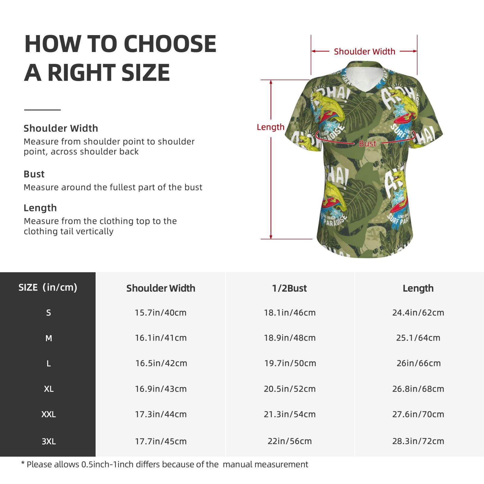 Vsdgher Surfing Dinosaur Women Shirts V Neck Short Sleeve Tops T-Shirt Basic Tees, S to 3XL3X-Large