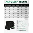 thumbnail image 3 of APTRO Mens Swim Trunks With 2 in 1 Compression Liner 5.5"Board Shorts Quick Dry Swimming Bathing Suit Summer Beach Shorts Black MK265 M, 3 of 6