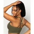 thumbnail image 7 of Smooth Seamless Comfort Wireless Longline Bra - Olive Night, 7 of 7