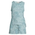 thumbnail image 5 of Secret Treasures Women's Tank Top and Shorts Pajama Set, 2-Piece, 5 of 5
