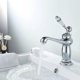 thumbnail image 2 of Single Handle Bathroom Faucet Single Handle Basin Faucet Ceramic Floral Decoration Single Handle Bathroom Sink Faucet, Chrome Sink Faucet, 2 of 4