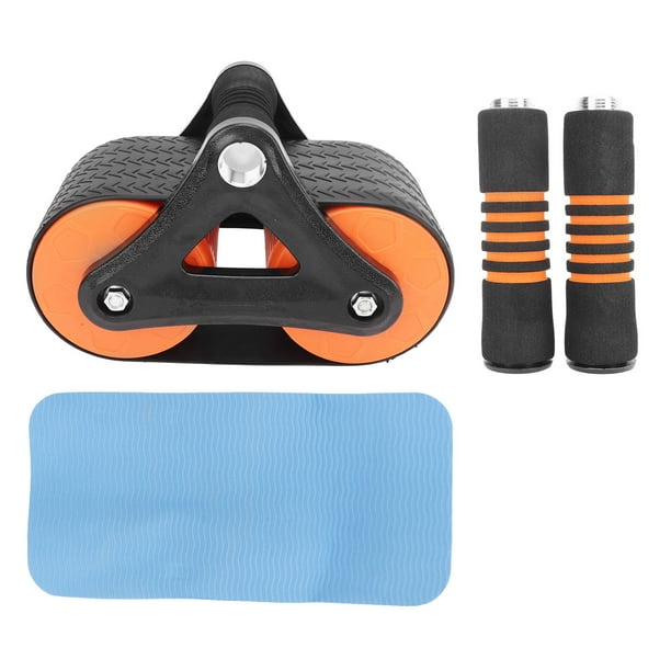Rueda de rodillo abdominal Rueda abdominal con resorte automático con mango ergonómico Rodillera para gimnasio en casa Naranja YUNYI BRAND Deportes
