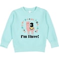 thumbnail image 2 of Inktastic 3rd Birthday Llama for Girl Toddler Sweatshirt, 2 of 4