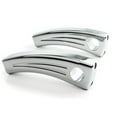 thumbnail image 3 of Krator 5.5" Chrome Motorcycle Handlebar Pullback Riser Compatible with Harley Davidson Sport Tour Glide FXRT, 3 of 4