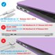 thumbnail image 4 of Funda IBENZER compatible con MacBook Air de 13 pulgadas 2018-2022, 4 of 9