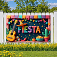 thumbnail image 7 of Yatrandify Colorful Design Fiesta Banner Mexican Party Decor Floral Guitar Sombrero Banner for Fiesta Celebration Cinco de Mayo Event Decoration, 7 of 7