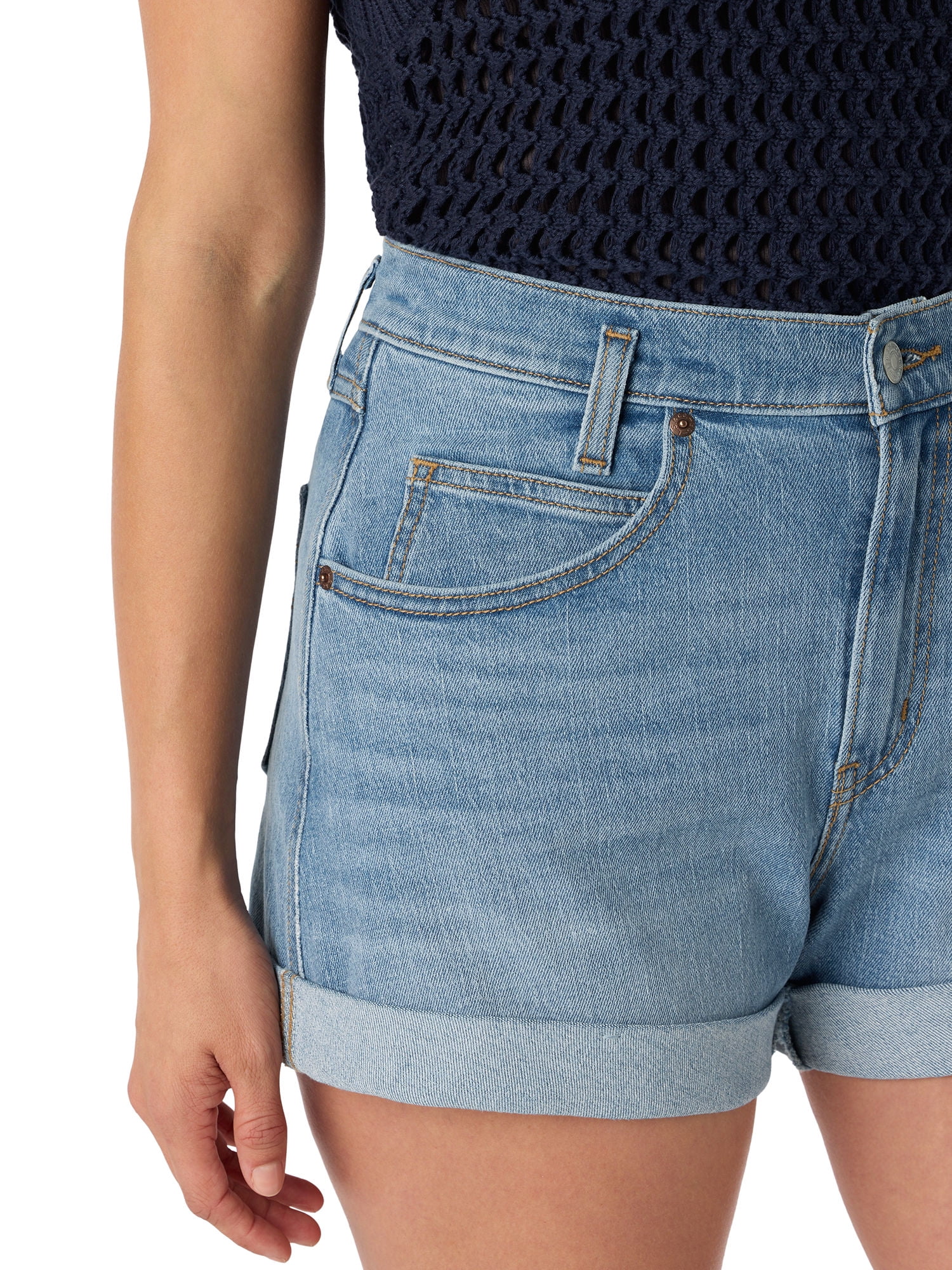 Levi Strauss Signature Women's and Women's Plus A-Line Western Shorts, Sizes 2-18