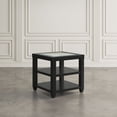 thumbnail image 2 of Jofran Urban Icon Contemporary Glass Inlay End Table with Storage, 2 of 5