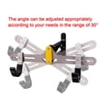 thumbnail image 6 of Yihuala Horizontal Wall Mount Rack Adjustable Bike Hanger Wall Bike Rack Hooks Home Garage Storage Rack Easily, 6 of 11