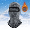 thumbnail image 1 of Winter Fleece Balaclava Face Mask, Thickened Warm Windproof Ski Mask for Cold Weather, Breathable Motorcycle Riding Cover for Snowboarding, Cycling and Outdoor Winter Sports, 1 of 1
