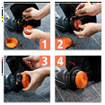 thumbnail image 2 of 3X 50019417 Grass Trimmer Spool Cap Cover for Corded Electric String Trimmers Part Replacements, 2 of 4