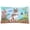 Grey, variant on Siberian Husky Spring Canvas Fabric Decorative Pillow