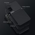 thumbnail image 3 of KAIYANG Funda para teléfono móvil antipolvo y a prueba de golpes TPU + PU para Samsung Galaxy S22 Ultra 5G Estilo A Negro, 3 of 5