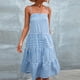 thumbnail image 5 of Vestidos Para Mujer Vestidos Casuales de Moda Sling Cintura Media Con Cuello en V Sin Mangas Vestido A Rayas Sin Tirantes Odeerbi  ODB156286, 5 of 7
