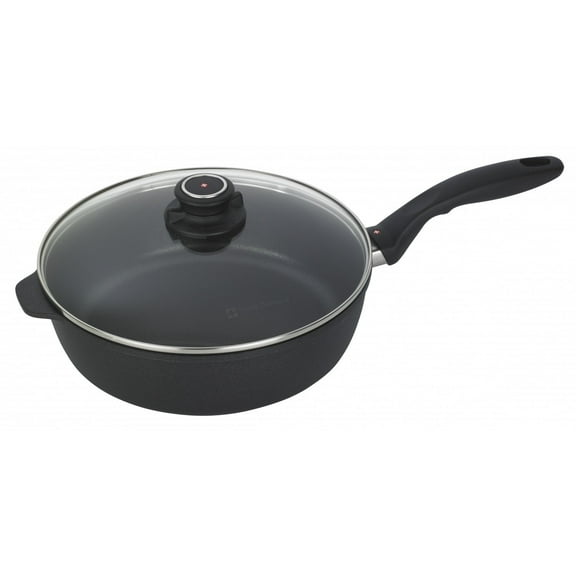 Swiss Diamond 3.8 qt (10.25") Aluminum Nonstick Saute Pan w/Lid | HD Classic