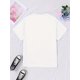 thumbnail image 2 of Women's Fashion Easter T-Shirt, "Jesus Is Alive" Print, Casual Round Neck, Sports Style, Short SleevCamisetas de verano para mujer, manga corta, cuello redondo, casual, lindo, con gráficos, camisetas, 2 of 7