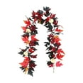 thumbnail image 3 of Xuniizn Fall Garland Maple Leaf, 5.7Ft Hanging Vine Fall Leaves Garland for Fall Decor, Home Wedding Fireplace Party Christmas Thanksgiving Decoration, Fall Decorations for Home, 3 of 8