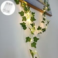 thumbnail image 4 of Flower Green Leaf String Lights Artificial Vine Fairy Lights Battery Powered Christmas Tree Garland Light For Weeding Home Decor Maple Leaf 5m 50 Lights Battery Model, 4 of 4