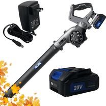 COOKEY Leaf Blower Cordless, 160 CFM & 3 Speed Levels Brushless Electric Blower with 4.0Ah Battery and Charger, 3 Extension Tubes, Lightweight Battery Leaf blower for Lawn Care,Garage, Garden, Yard