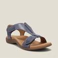 thumbnail image 2 of Sandalias de estilo romano de talla grande europeas y americanas, sandalias de playa informales planas para mujer, 2 of 6
