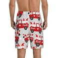 thumbnail image 4 of Lsque Gnomes On The Car Mens Sleep Pajama Shorts,Short Pajama Pants, Cotton Ultra-Soft Knit-Small, 4 of 9