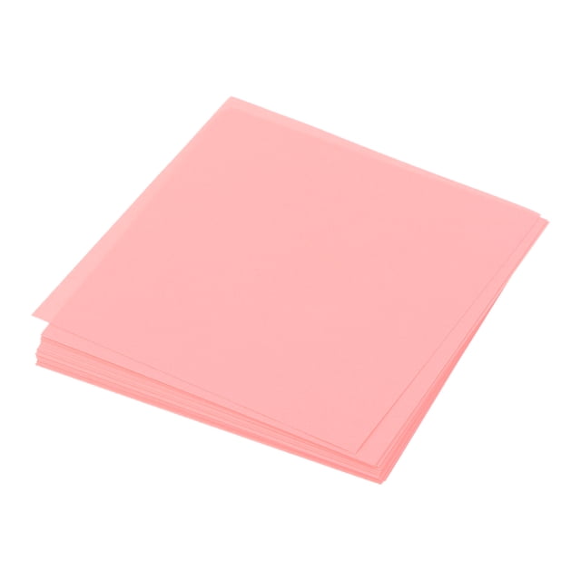 Unique Bargains 25 Sheet Origami Paper Double Sided Fluorescent Bright Pink 2.8x2.8 Inch Square Sheet for Art Craft Project