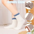 thumbnail image 5 of Bocaoying 6 Pairs Fuzzy Non Slip Socks, Fuzzy Socks for Women, Hospital Slipper Socks with Grippers, Winter Fluffy Socks for Women(Grips A), 5 of 7