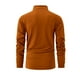 thumbnail image 3 of Blusa y camisa de manga larga con cuello alto para hombre, blusa deportiva de manga larga con cuello alto y media cremallera y manga corta para hombre, 3 of 8