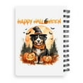 thumbnail image 2 of Happy Halloween Bernese Mountain Dog Witches Hat Pumpkin Carving Spiral Bound Journal Berner Lover Gifts 5x7in Spiral Notebook - 02019, 2 of 5