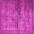 thumbnail image 1 of Ahgly Company Indoor Square Oriental Pink Traditional Area Rugs, 6' Square, 1 of 4