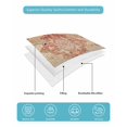 thumbnail image 5 of Quilts Twin Size, Red Beige Soft Comforter Bedding Set for Bed, Vintage Boho Ethnic Geometric Abstract Art Lightweight Quilted Bedspread with Pillow Cover(2 Pieces) for All Season, 68x86 Inch, 5 of 6