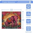 thumbnail image 4 of Coolnut Cute Elephant Washcloths, Soft and Absorbent Cotton Towel, 2 Pack 12 X 12 Inches Premium Quick Dry Face Towel Wash cloth, 4 of 7