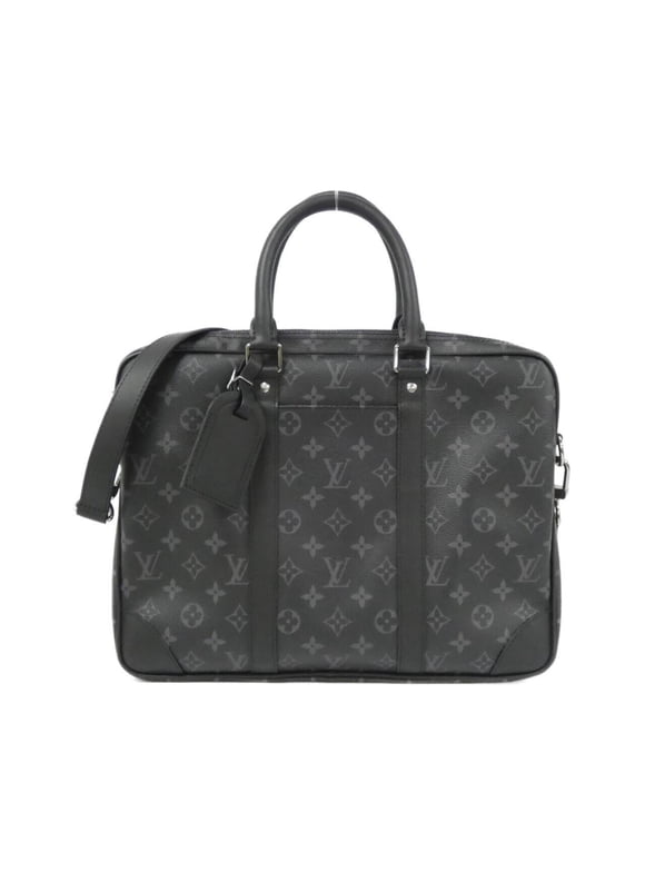 Pre-Owned Louis Vuitton Monogram Eclipse Porte-Document Voyage M46457 Handbag (Good)