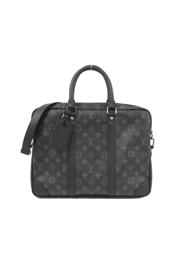Pre-Owned Louis Vuitton Monogram Eclipse Porte-Document Voyage M46457 Handbag