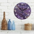 thumbnail image 3 of Dreamtimes Marble Texture Wall Clock, 10 Inch Silent Non Ticking Round Clock Oil Painting Clock Easy to Read Clock for Living Room Bedroom Bathroom Home Decor, 3 of 7