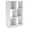 White, variant on Signature Design by Ashley Shallifer 6 Cube Storage Organizer with Oak Finish