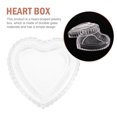 thumbnail image 4 of Heart Gift Box Valentine's Day Box Glass Jewelry Box Heart-shaped Hand Box, 4 of 5