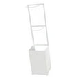 thumbnail image 4 of DYNWAVECA Basketball Storage Rack Kindergarten Ball Rack Portable Stable Sports Equipment Organizer Volleyball Storage Shelf for School White, 4 of 9