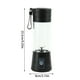 thumbnail image 2 of Mezcla portátil, personal recargable por USB para batidos, potente poder de corte con 6 cuchillas, 380 ml de frutas y verduras caseras, 2 of 2