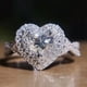 thumbnail image 5 of Forma Completa Anillo Rhinestone Anillo Elegante Geometría Rhinestone Anillos Completos para Mujeres Tamaño 6 10, 5 of 8
