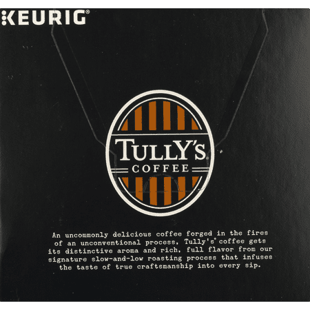 Tully's Coffee Hawaiian Blend, Keurig K-Cup Pod, Medium Roast, 18 Count for Keurig Brewers