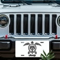 thumbnail image 5 of License Plate, Jeep Turtle Symbol Decorative Front,Personalized Stainless Steel License Plate Cover For Men Women,12.2" X 6.2", 5 of 6