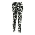 thumbnail image 5 of Black/Grey/White Camo Women's Casual Leggings - Camo Color Code 0055, 5 of 7