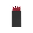 thumbnail image 1 of INSPIRE CHIC Men's Pocket Squares PreFolded Triangles On Card Suit Handkerchief Wine Red One Size, 1 of 4
