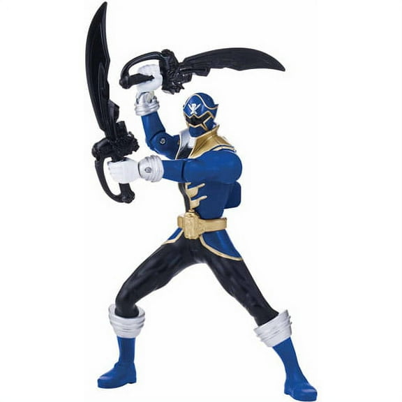 Bandai Power Rangers Double Battle Action Blue Ranger